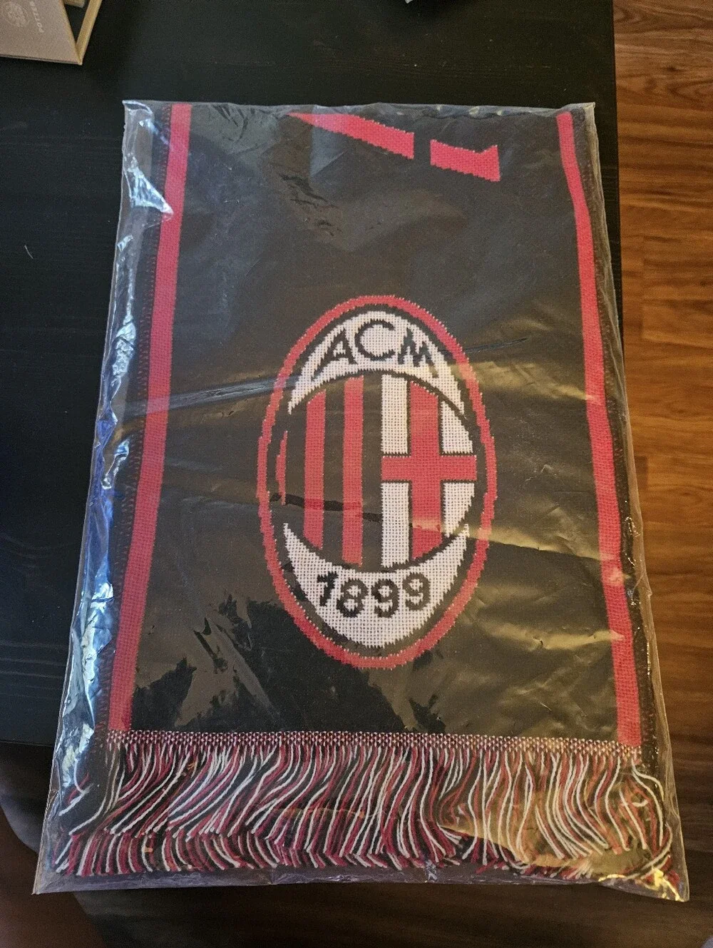 🔥NWT🔥 2 AC Milan Official Team Soccer Scarves